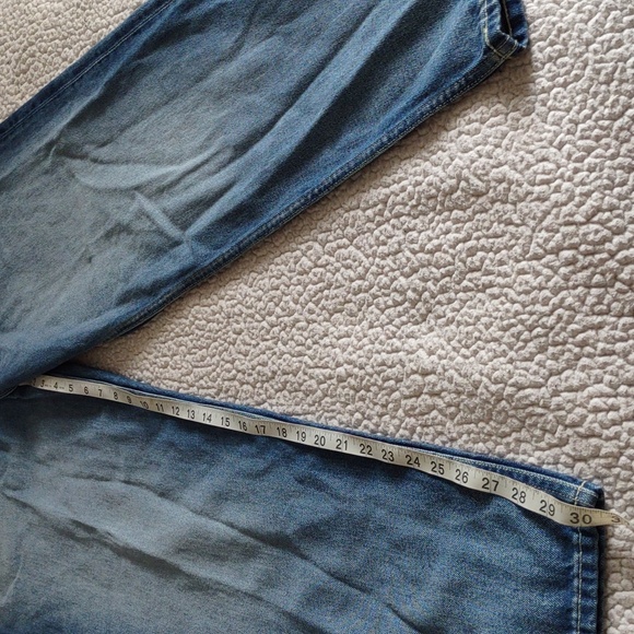 NWT H&M Ample Loose 38/32 Men's Blue Jeans - Picture 7 of 14